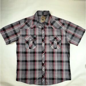 COEVALS CLUB Size XL Western Shirt Short Sleeve